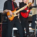 Unterstützt von Marco (am Bass) und Kai-Uwe (E-Gitarre)