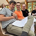 Der Tenor hat sichtlich Freude